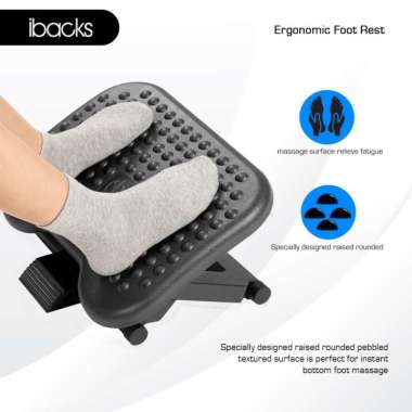 Ibacks Ergonomic Foot Rest