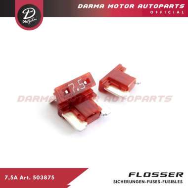 7.5A 503875 Sekring Sikring Fuse FLOSSER made in Germany