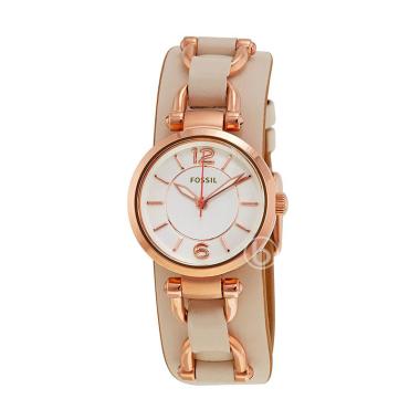 Fossil ES3934 Georgia Artisan Jam Tangan Wanita [Original] Rose Gold - White