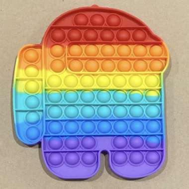 Jual Pop It Fidget Toy Among Us 