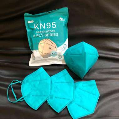 Masker DEWASA KN95 KEA Warna 5ply KN 95 Earloop-10pcs/pack tosca