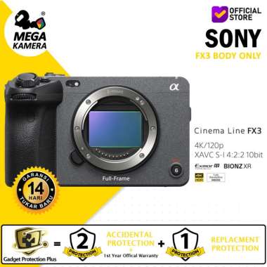 Megakamera - Sony FX3 Full-Frame Cinema Line Body Only/ Sony FX3 Cinema Line