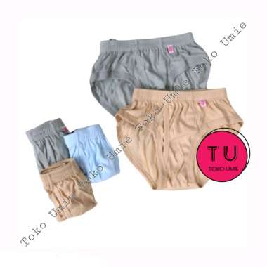 6 Psc CD ZB Man XXXL/celana dalam jumbo pria brief original Random XXXL