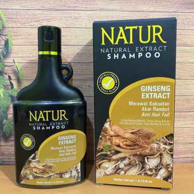 Natur Shampoo - Natur Natural Extract Shampoo Ginseng Extract - 140ml