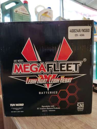 Aki Mobil NS60 46B24R 12V 45Ah MEGAFLEET