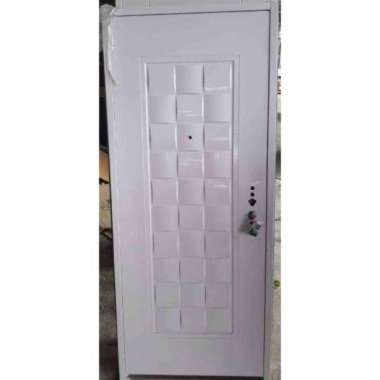 pintu kamar tidur utama single baja fortress 90 Putih