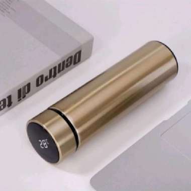 Termos Stainless Led Temperatur Suhu 500Ml/Termos Cerdas Suhu Gold