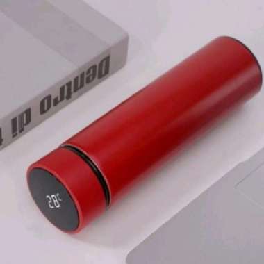 Termos Stainless Led Temperatur Suhu 500Ml/Termos Cerdas Suhu Merah