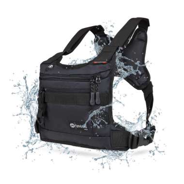 HEYLOOK Official - Chest Bag Venom Tas Dada Tactical Rig Bag Outdoor Black