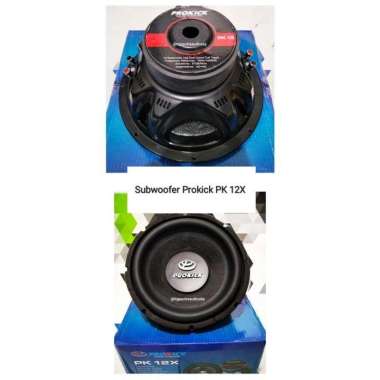 SUBWOOFER 12 INCH PROKICK PK 12X Hitam