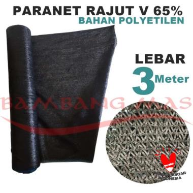 Jaring Paranet 65% Panjang 9 Meter x Lebar 3 Meter