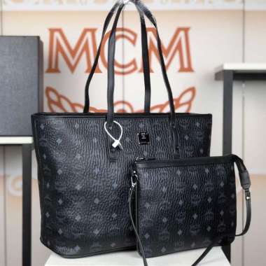 mcm grey bag