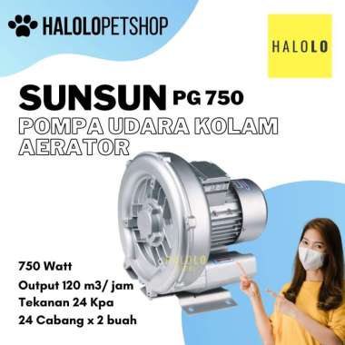 Aerator Kolam SUNSUN PG 750 Pompa Udara Oksigen Airator Air Pump Kolam