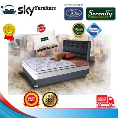 1 Set Kasur Springbed Serenity ( Eternity ) by Elite Springbed 180X200