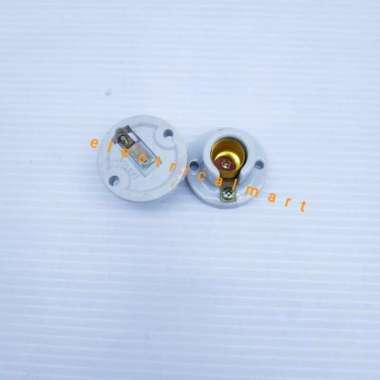 Fitting Lampu Tempel Keramik E12 E14 Dop Lombok CABE Drat E14