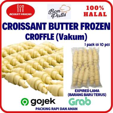 BONPATIS Croissant Dough Croffle Frozen full butter 30gr isi 10 pcs