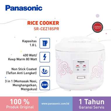 Panasonic SR-CEZ18SPR Rice Cooker [1.8 L]