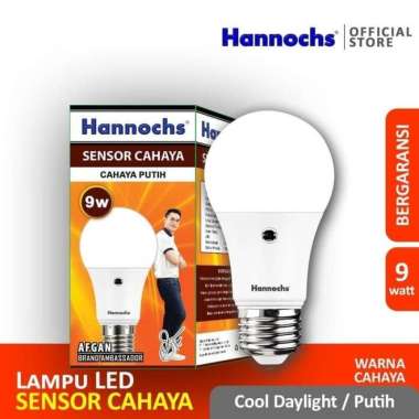 HANNOCHS LIGHT SENSOR 9 WATT LAMPU LED SENSOR CAHAYA