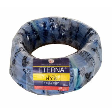 Eterna NYA Kabel Listrik - Biru [1 x 2.5/ 50 M]