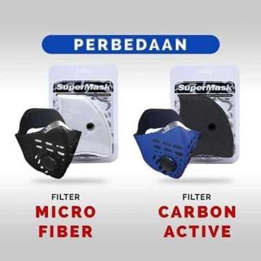 Refill Filter Masker Supermask SOS Activated Carbon Filter ACF 1Pcs