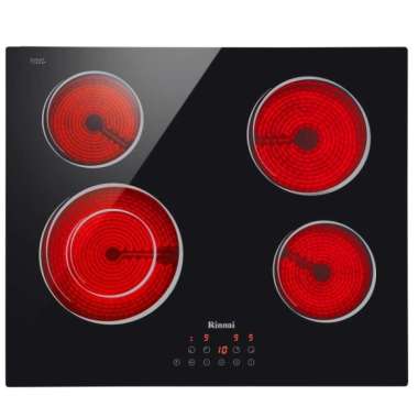 RINNAI Kompor Listrik Vitro Ceramic Tanam 4 Tungku - RB-6024E-CB