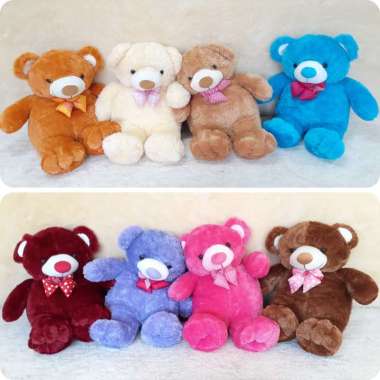 Heaven Boneka Beruang Jumbo, Teddy Bear Jumbo Pita Satin Cream