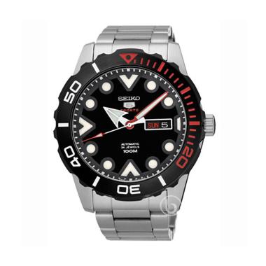 Seiko Prospex Automatic Divers Jam Tangan Pria [SRPA07K1]   Black Silver