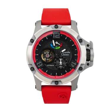Jam Tangan Pria Alexandre Christie Special Edition AC 6295 MPRTPBARE Automatic Titanium Black Dial R