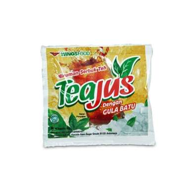 Teajus Gula Batu Sachet 1 Renceng isi 10 bks 8gr | Tea Jus Renteng