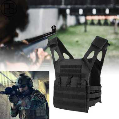 JPC Rompi Pelindung Airsoft Paintball Hunting Tactical Vest - G030105 Hitam