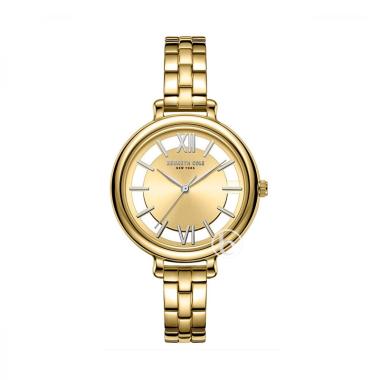 Kenneth Cole KCNY50789 Analog Jam Tangan Wanita [Original] GOLD