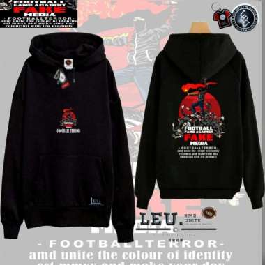 Sweater Hoodie Original Leu FootBall Fake Media/Sweter hoodie pria wanita / free stiker dan gantunga