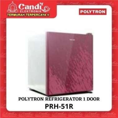 KULKAS 1 PINTU MINI 50Liter POLYTRON PRH-51R / PRH 51R