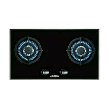 Modena BE 1725 Electric Hob Kompor Tanam Listrik [2 Tungku/ 70 cm] Hitam