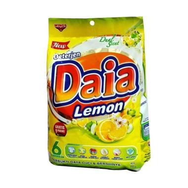 Promo Harga Daia Deterjen Bubuk Ekstrak Lemon 850 gr - Blibli