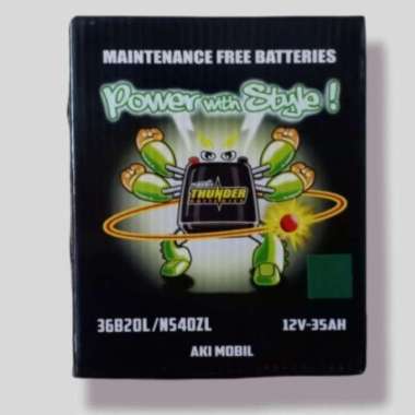 Aki Massiv Thunder NS40ZL 12V/35AH Aki Kering Aki Mobil