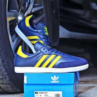 blue adidas samba
