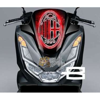 Stiker Visor Sticker Winshield Tameng Kaca Depan Motor Honda PCX 160 2021 B