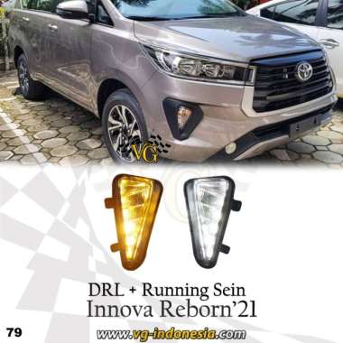 Lampu Reting DRL + Running Sein 2 mode Innova Reborn Facelift 2021