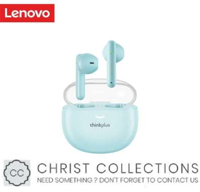 LENOVO TRUE WIRELESS BLUETOOTH EARPHONE MINI EARBUDS TWS LP1 PRO - Biru Muda BIRU