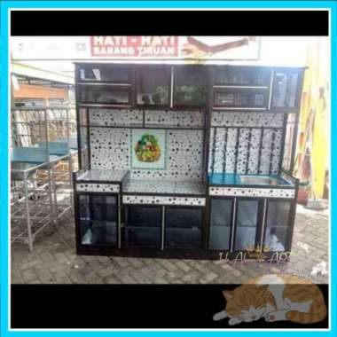 Lemari Dapur Besar / Wastafel Bahan Alumunium