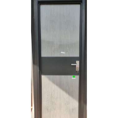 pintu pvc kusen aluminium motif plat minimalis uratkayu KIRI