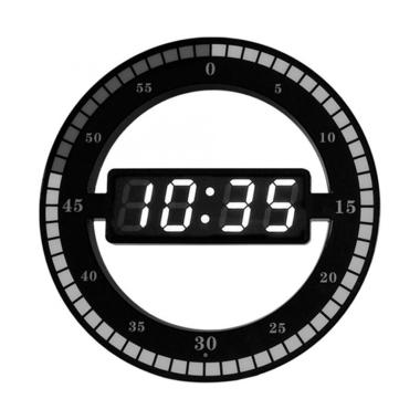 casio digital led wall clock