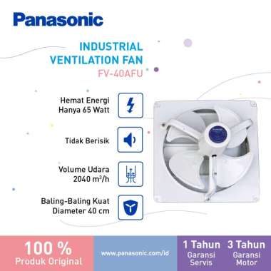 Panasonic FV-40AFU-W Wall Mount Exhaust Ventilation Fan