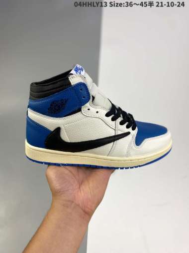 Jual Nike Air Jordan 1 High Travis Scott Blue Online Terbaru April 2022 -  Blibli