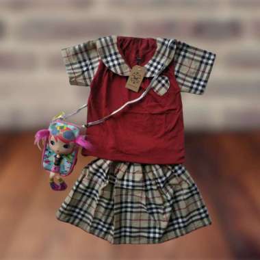 SETELAN ANAK PEREMPUAN DAN LAKI LAKI MOTIF BURBERRY / KAOS ANAK PEREMPUAN DAN LAKI LAKI MOTIF BURBER