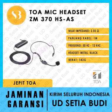 Mic Headset TOA ZM-370HS-AS