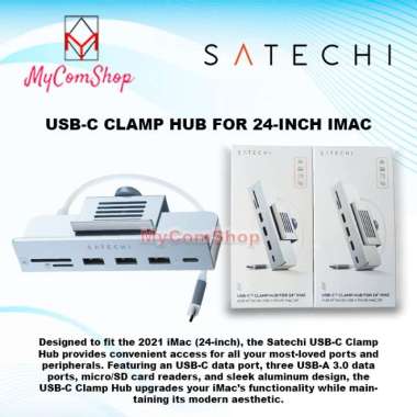 SATECHI USB-C CLAMP HUB FOR 24-INCH IMAC 2021