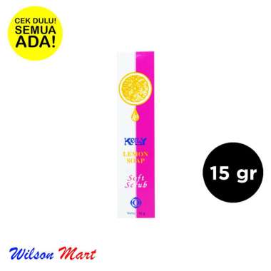 KELLY LEMON SOAP SOFT SCRUB 15 GRAM