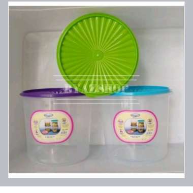 Toples Sealware Plastik Tebal 5 Liter Kedap Udara Toples Kerupuk Makanan Kue Snack Cemilan Biskuit K